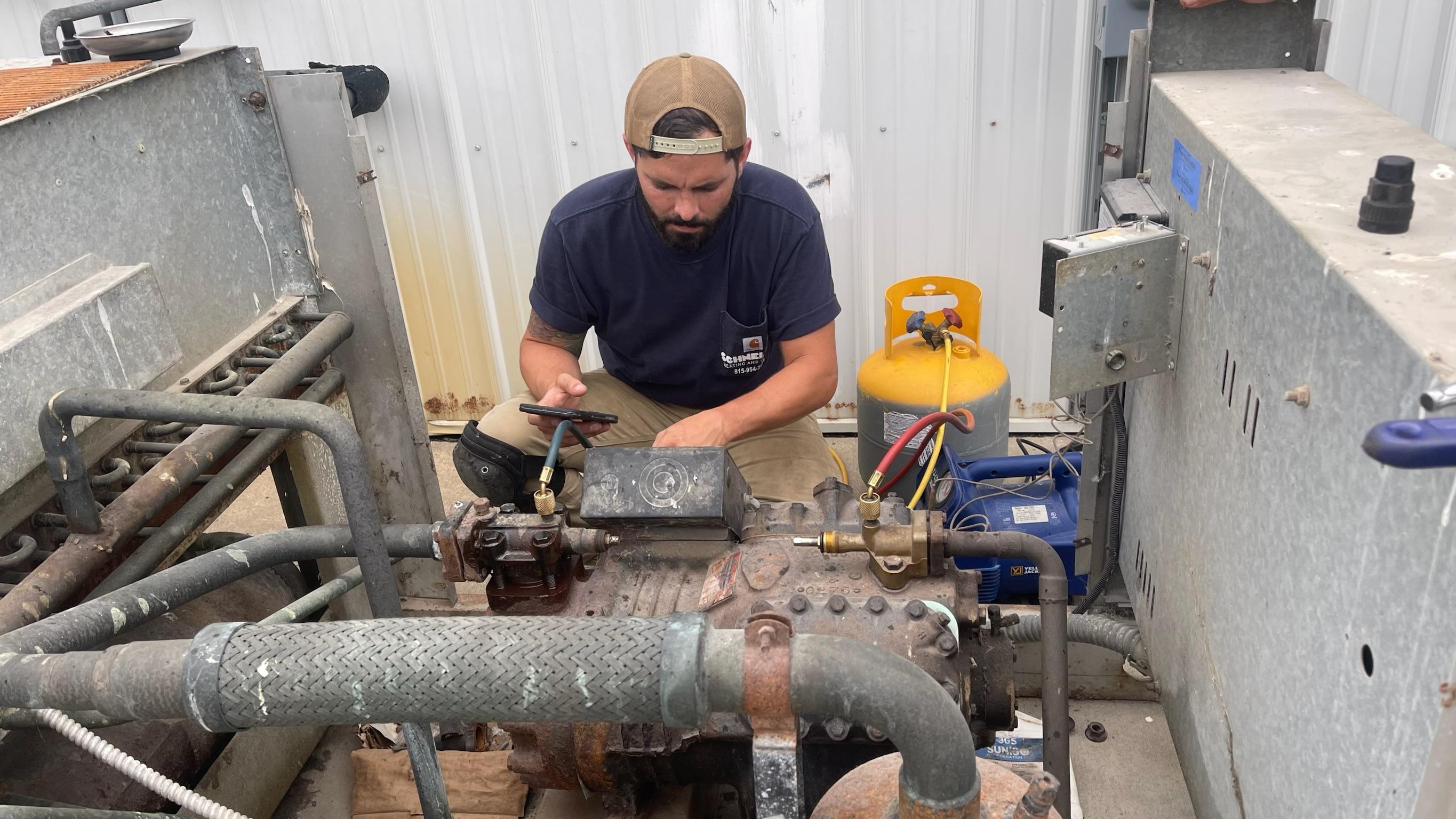 Project commercial mechanical room service