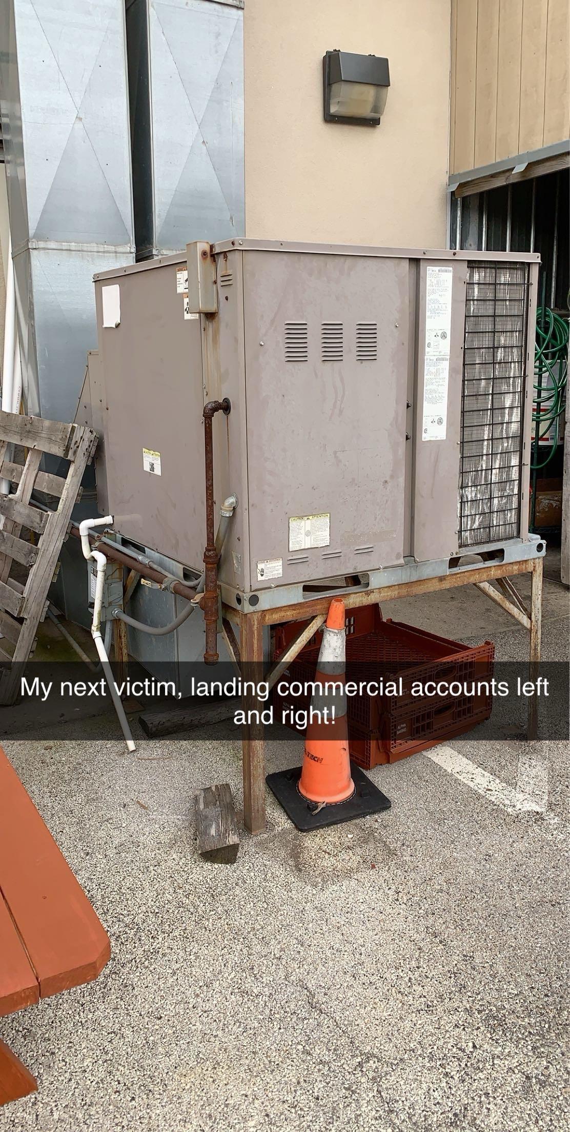 Project commercial package unit replacement