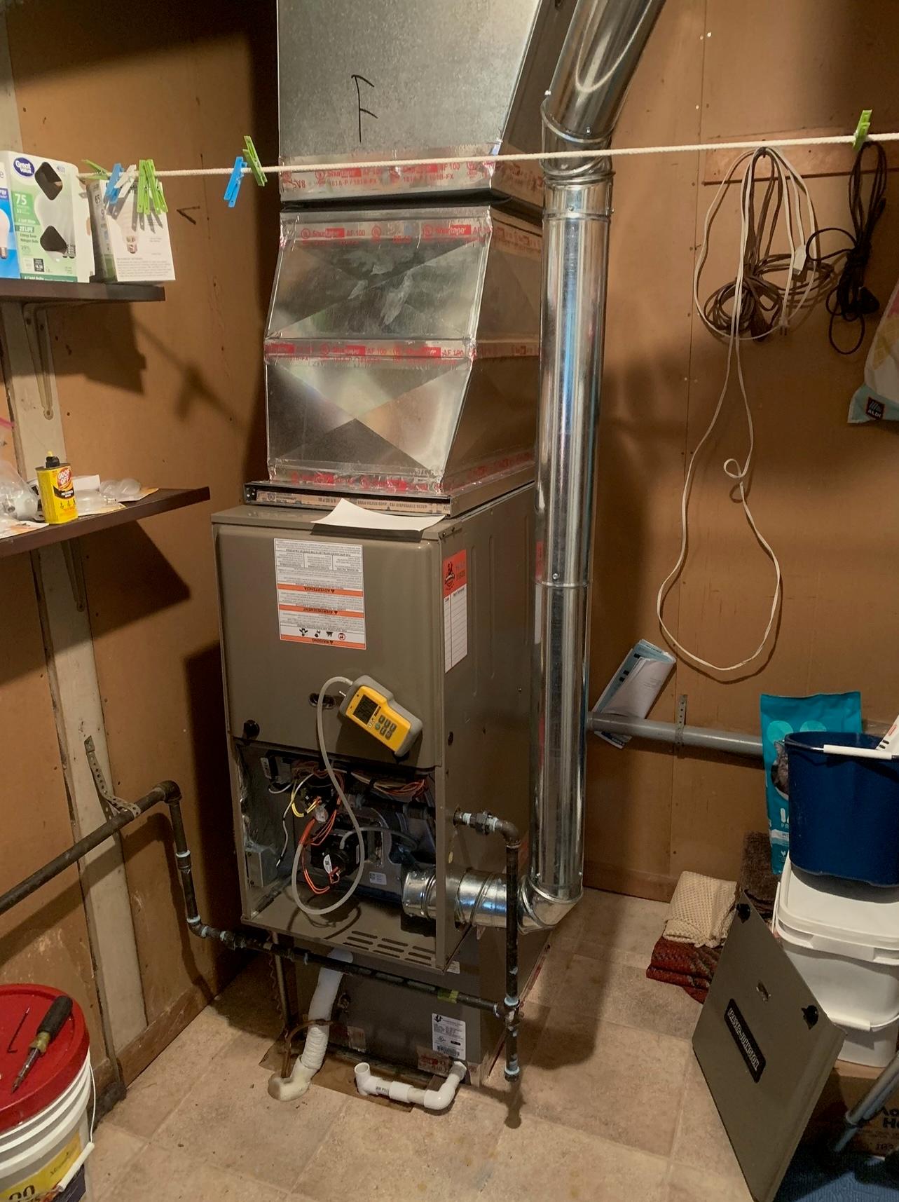Project residential attic air handler service