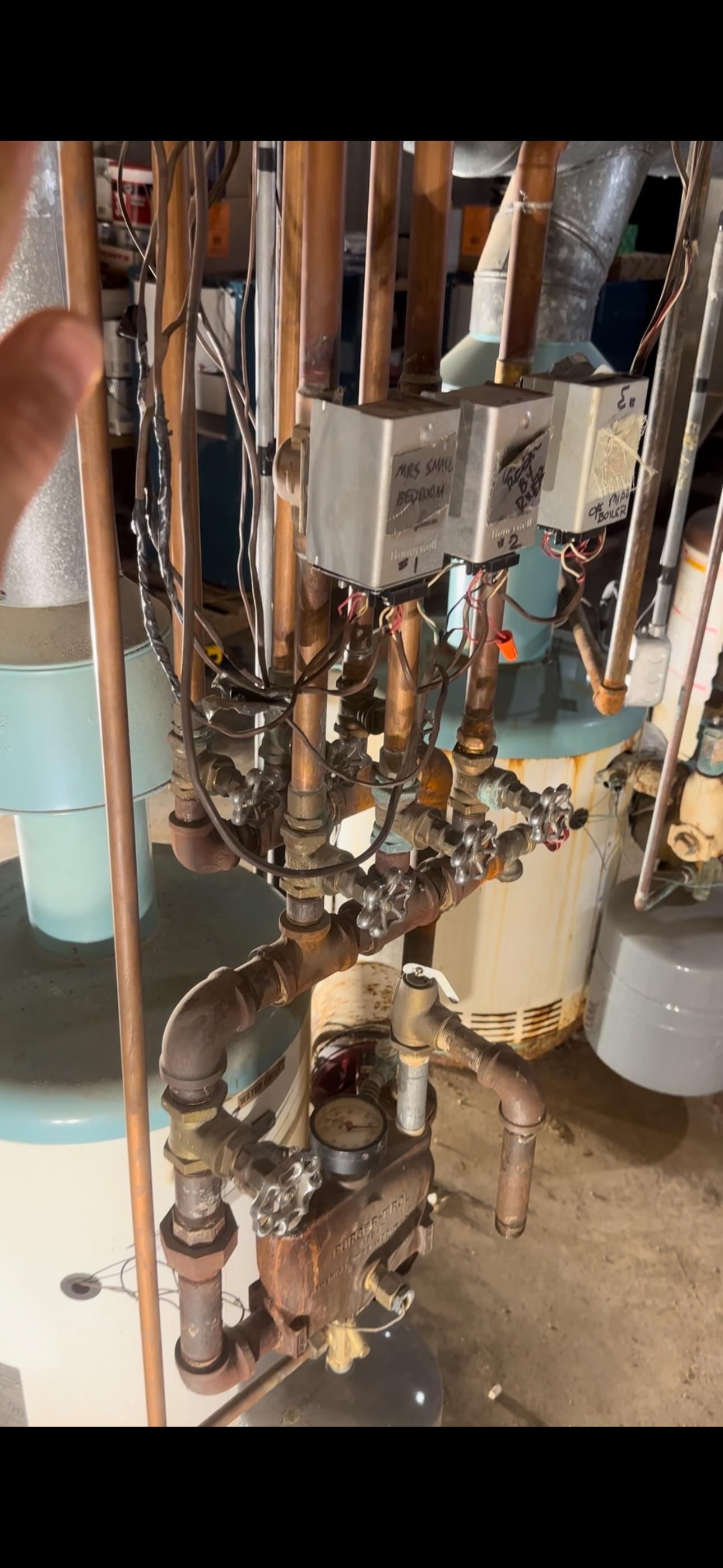 Project residential boiler piping 01