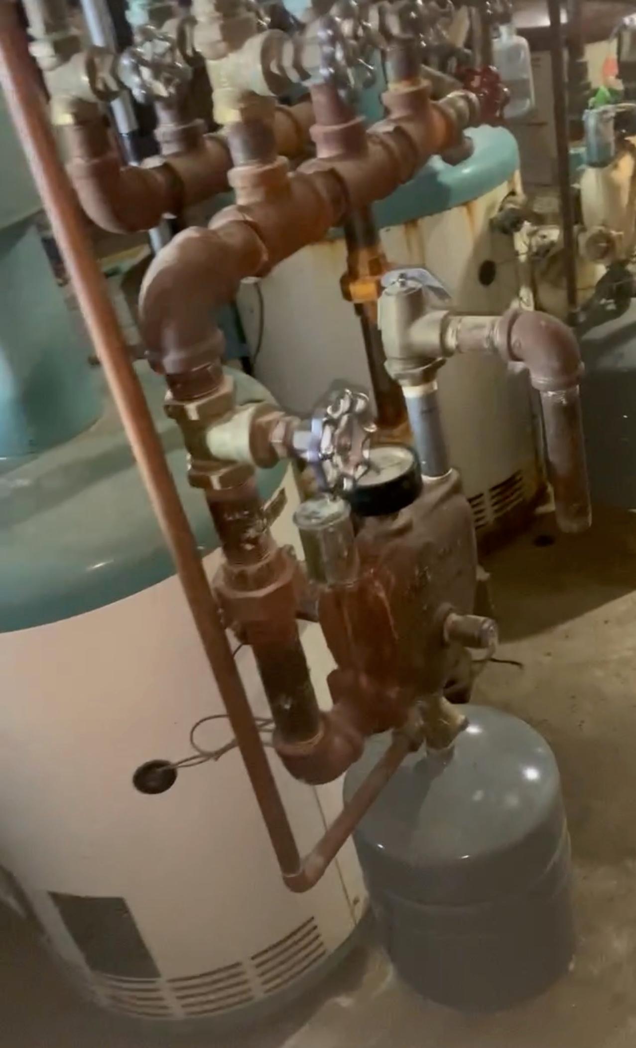 Project residential boiler piping