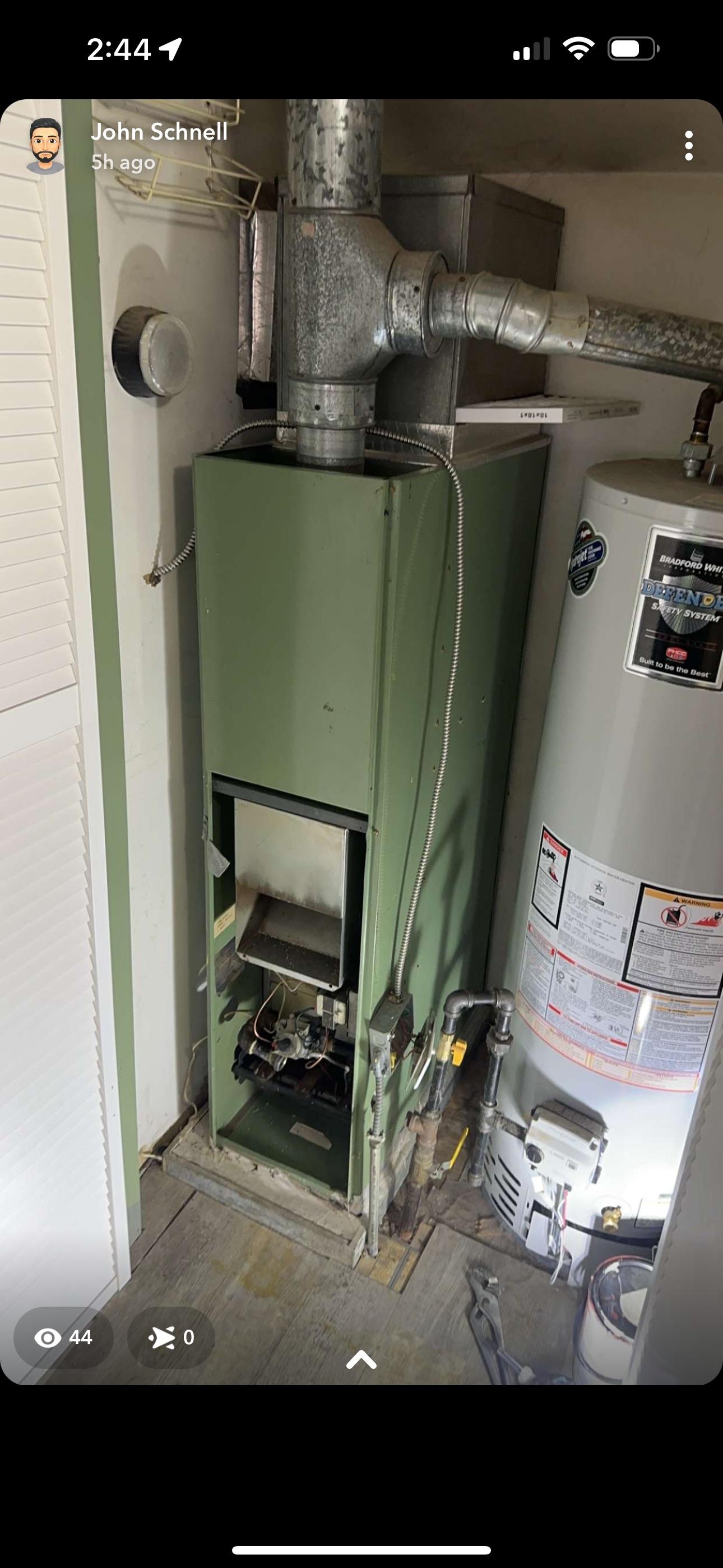 Project residential closet furnace service