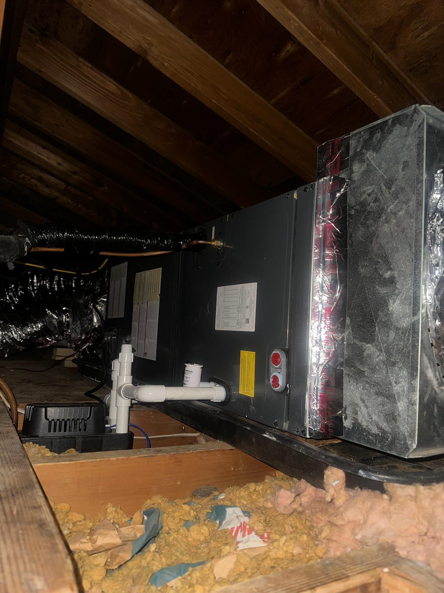 Project residential crawlspace air handler