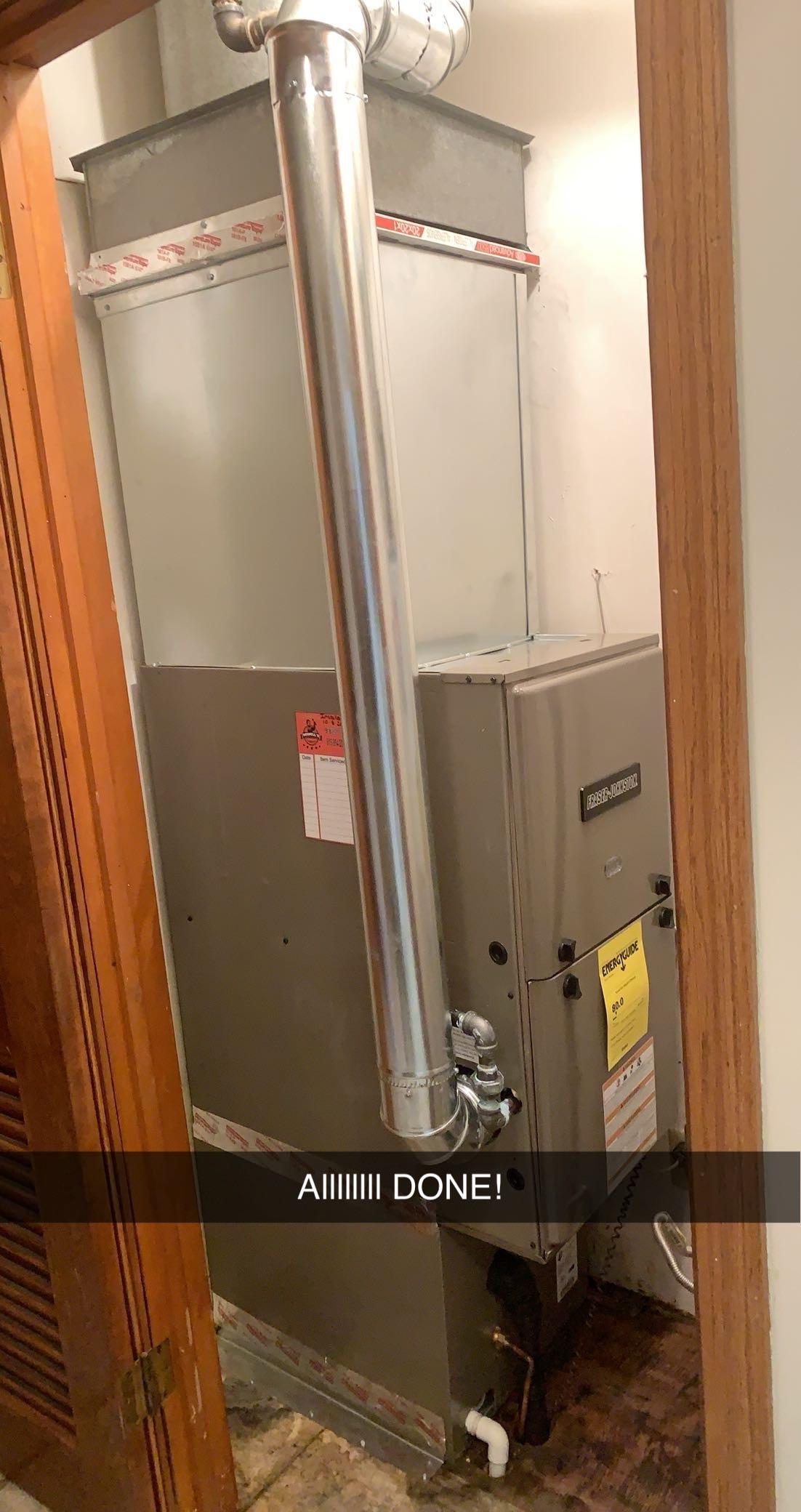 Project residential crawlspace unit install