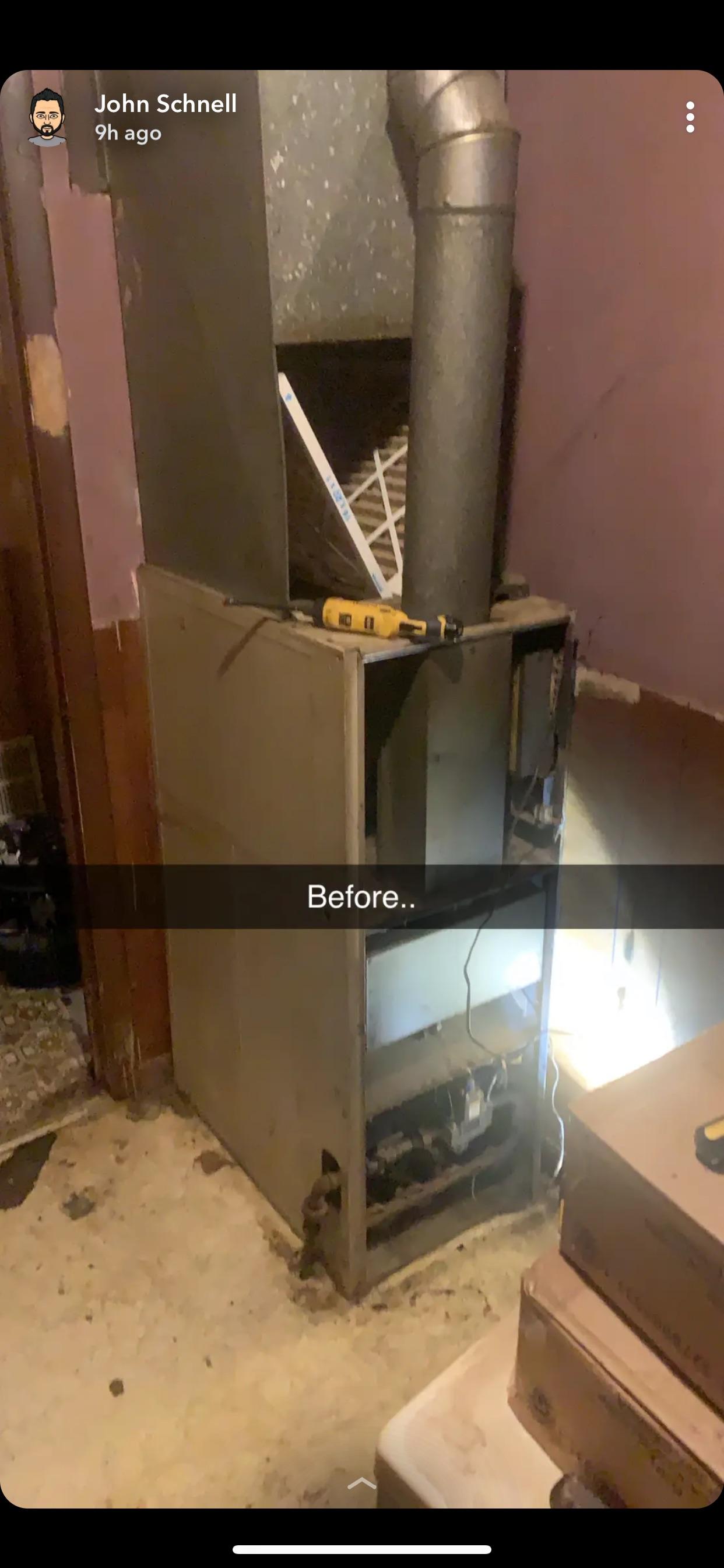 Project residential furnace replacement before