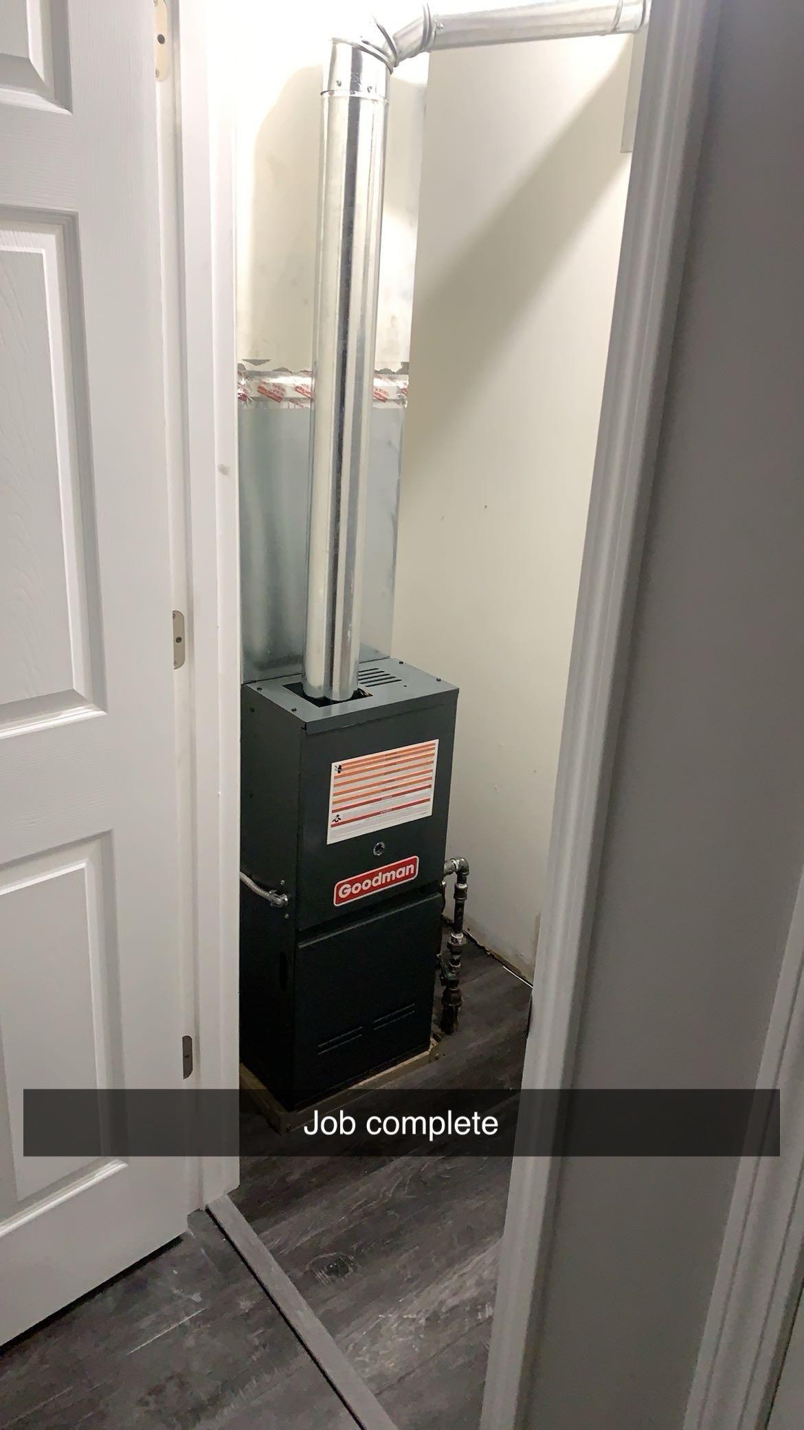Project residential furnace service wiring