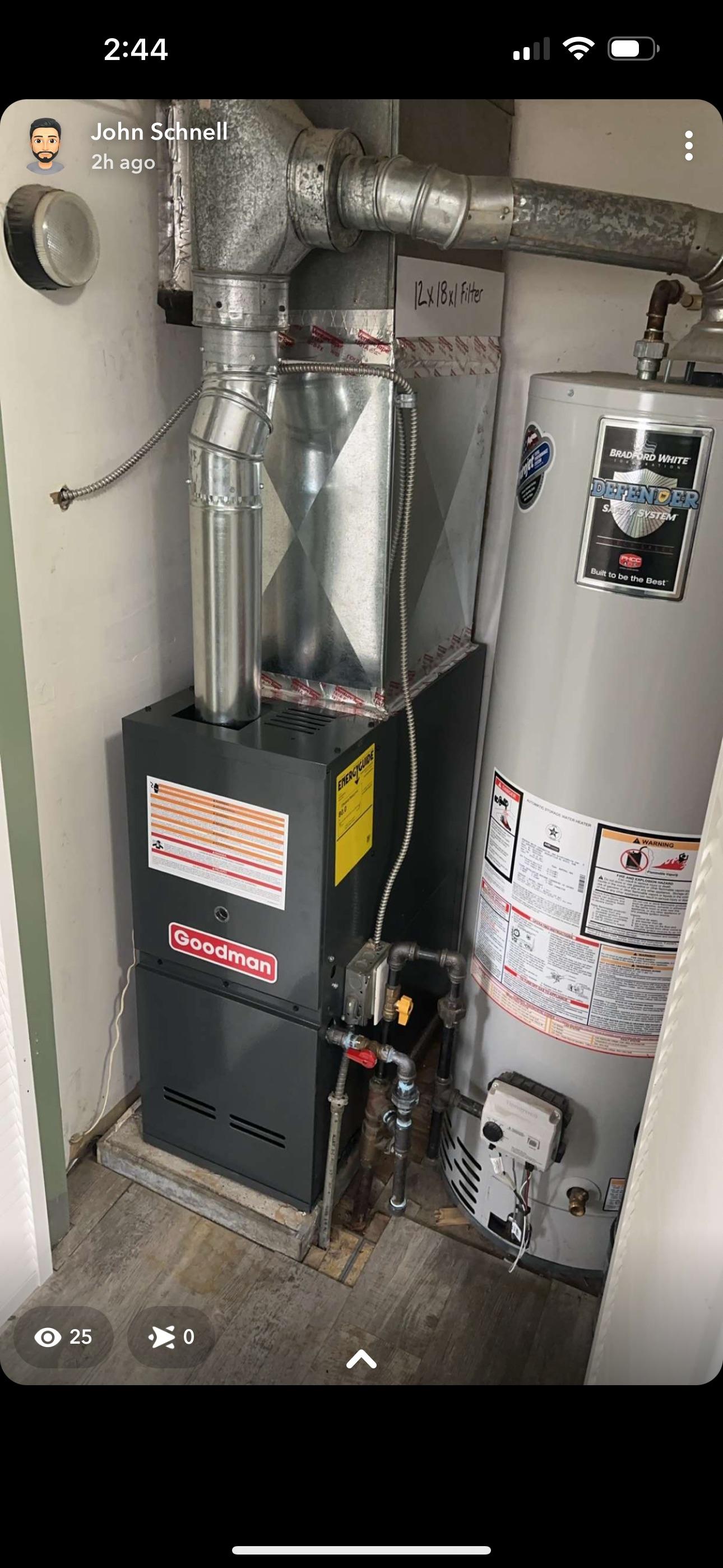 Project residential install completion