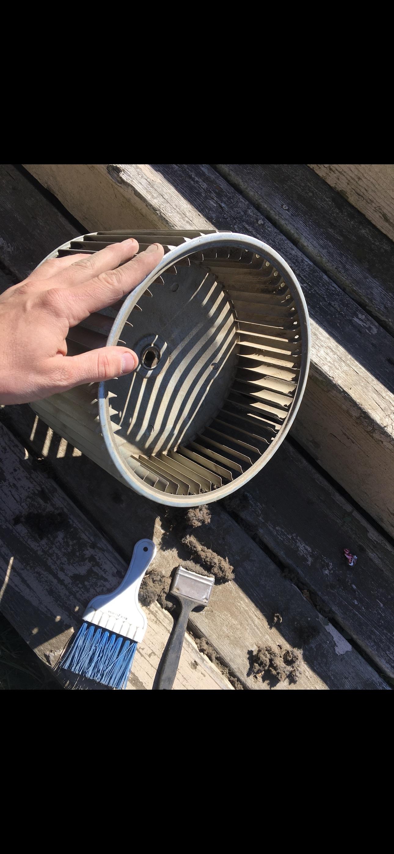 Project restoration blower wheel removal