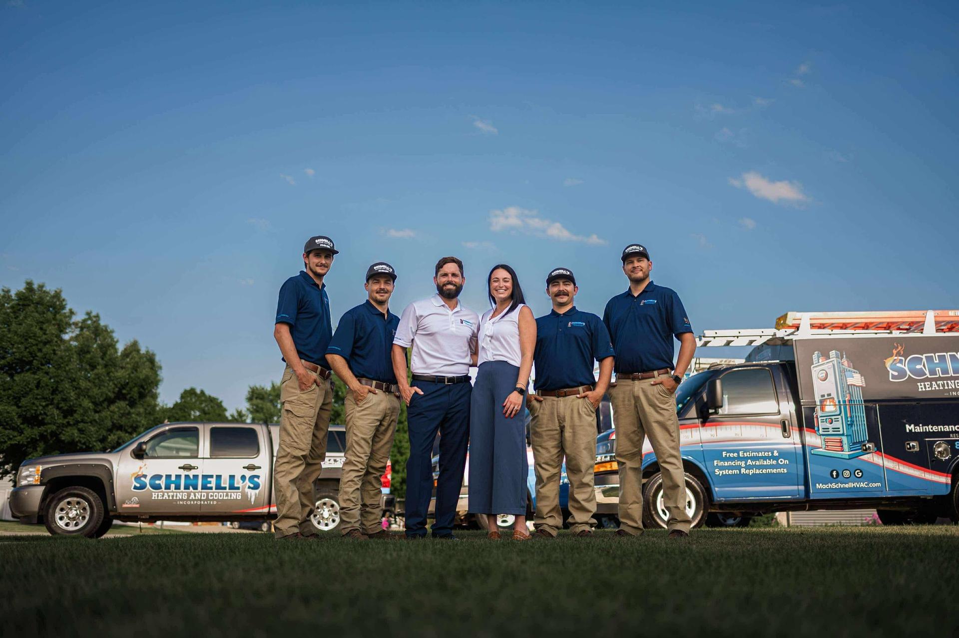 Schnell's Heating and Cooling team